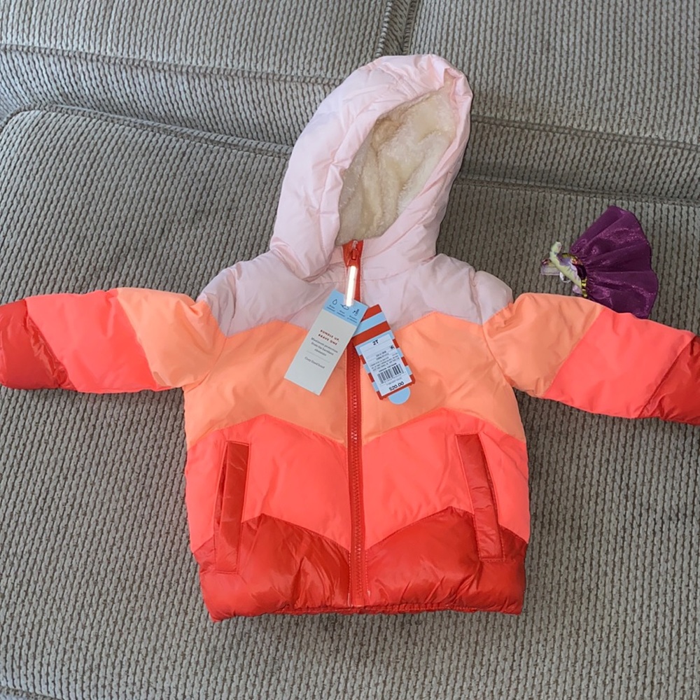 Girls 2T Cat & Jack Coat NWT